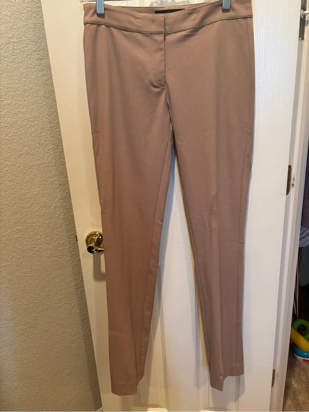 Derek Lam 10 Crosby Women’s Slim Straight Leg Italian Wool PantsBeige size 2